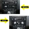 For Land Rover Defender 90 110 2004-18 Aluminum Alloy Car Central Control Air Conditioning Adjustment Knob Cover Car Accessories