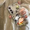Case for Samsung Galaxy S26 Note 20 Ultra 10 S25 Edge S20 Plus S24 S21 S22 FE S23 Ultra Phone Cover Shark Crayon Shin Chan