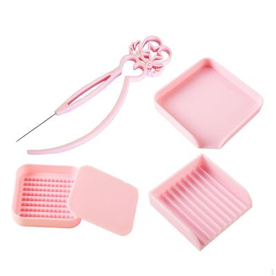 Mini Beads Picking Tray Kit User Friendly for Crafting 2.6mm Melt Pink Efficient