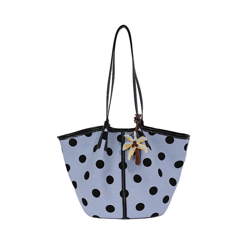 2026 Summer Polka Dot Bow Shoulder Bag for Women