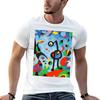 Koszulki Unisex Luksusowa Koszulka Artystyczna T-shirt Bawełniany T Miro T Zabawny