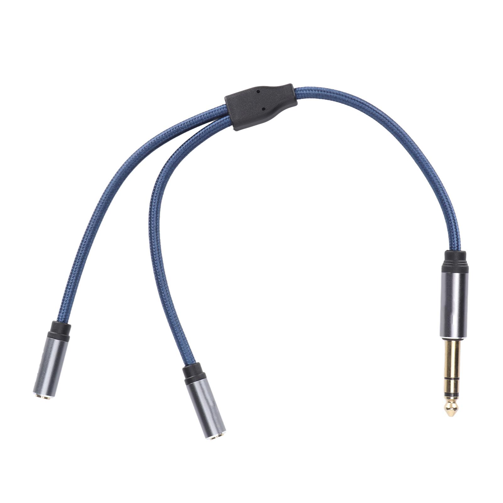 

o Cable 6.35mm Male to Dual 3.5mm Female Fidelity Professional o Adapter Cord