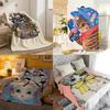 Illustratorin Y-Yuko H-Higuchi Weiche Gemütliche Flanell-Kuscheldecke für Sofa, Schlafzimmer und Mehr