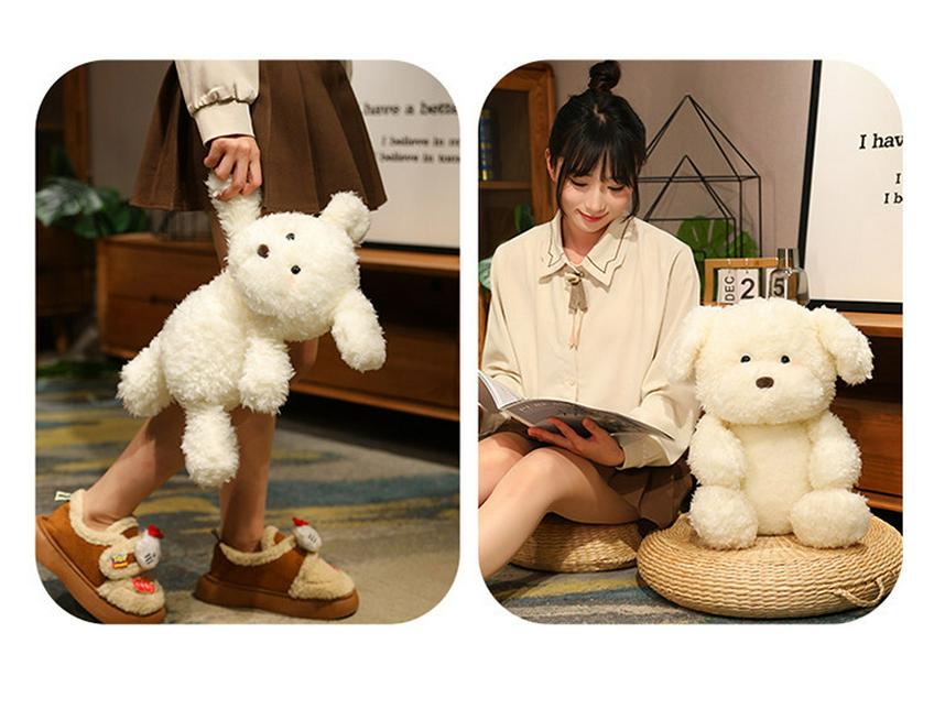 Cute Plush Puppy Sleeping Pillow Doll - Healing Toy for Girls