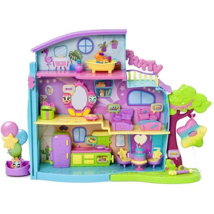 Ensemble Maison MojiPops Party house avec piñata et figurines exclusives