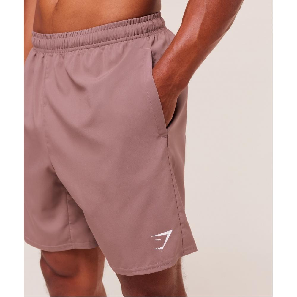 Gymshark Arrival 7  Shorts Chestnut Pink A2a1l Kcpn