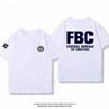 2026 Federal Bureau of Control FBC Paranormale Organisation Unisex und Damen Kurzarm T-Shirt Sommer Vielseitiges Baumwoll Oberteil