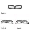 Stainless Steel Car Headlight Lampshade Protection Net Cover For Land Rover Defender 90 110 2020-25 Accessories Car Modification