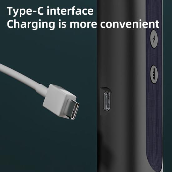 Electric Mosquito Swatter Folding Design 3500V Powerful Shock Rechargeable Battery USB Type-C Charging