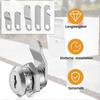 Fechadura para Caixa de Correio com 4 Chaves, Vem com 5 Placas de Travamento Diferentes, Fechadura para Caixa de Correio de 16mm, Fechadura com Alavanca para Caixa de Correio