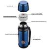 Fuguang 1000ml Stainless Steel Outdoor Travel Vacuum Flask