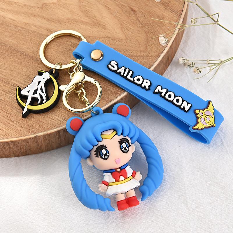 Sailor Moon Series Keychain Comic Periphery Cartoon Backpack Decor Kawaii Decoration Christmas Gifts for Girls