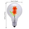 Small Rose Flame Light Bulb Heart Love Art Light Bulb Screw Holder Sunflower Creative Night Lamp Decoration