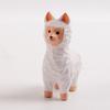 Manual Alpaca Decorations Cute Toy Statue Wood Crafts Waterproof Reusable Funny Cartoon Sculpture for Living Room Bedroom
