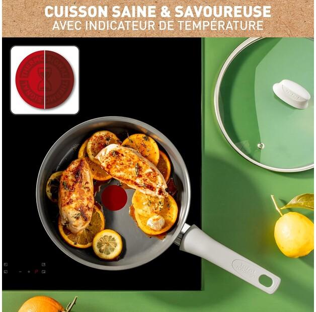 Керамическая сковорода Tefal C42732 Renew On для тушения 24 см (C4273232)