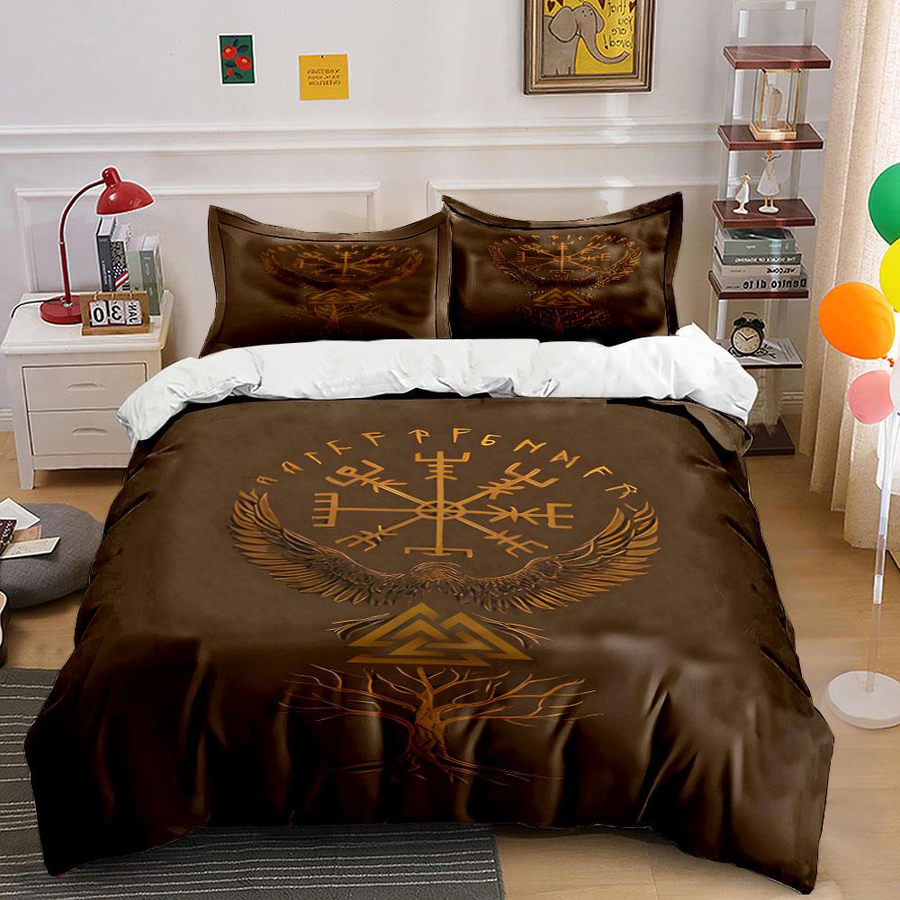 

Runes, eagle, tree, triangle. Bedding sets Duvet cover sets Duvet covers Pillowcases(1 * Duvet Cover 2 * Pillowcases, without duvet insert) 135x200cm