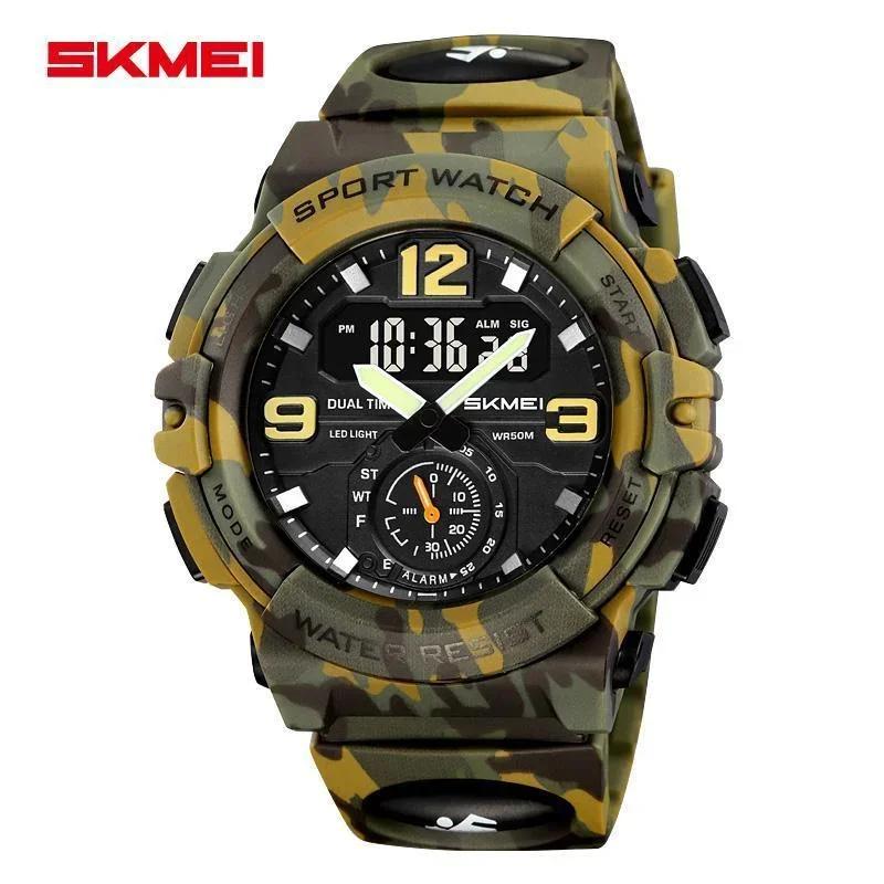 SKMEI 2341 Large Dial Watch Fashion Sport Men Waterproof Quartz Wristwatch Alarm Clock Horloges Mannen Digital Electronic
