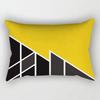30*50cm Yellow Red Geometric Nordic Pattern Printing Simple Decoration Living Room Home Polyester Rectangular Pillowcase