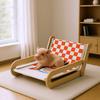 Wooden Pet Sofa Bed Wear-Resistant Cat Rocking Chair Universal Dog Bed Chairs  for Cats and Dogs