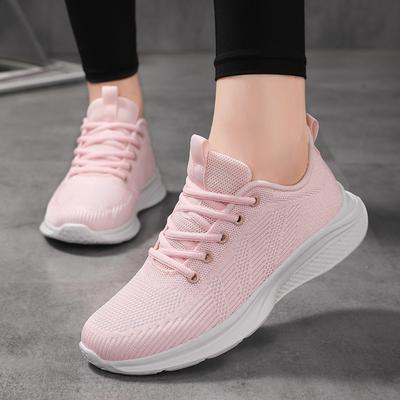 Women's Large Size Running Shoes Spring and Summer Lightweight Breathable Casual Travel Shoes