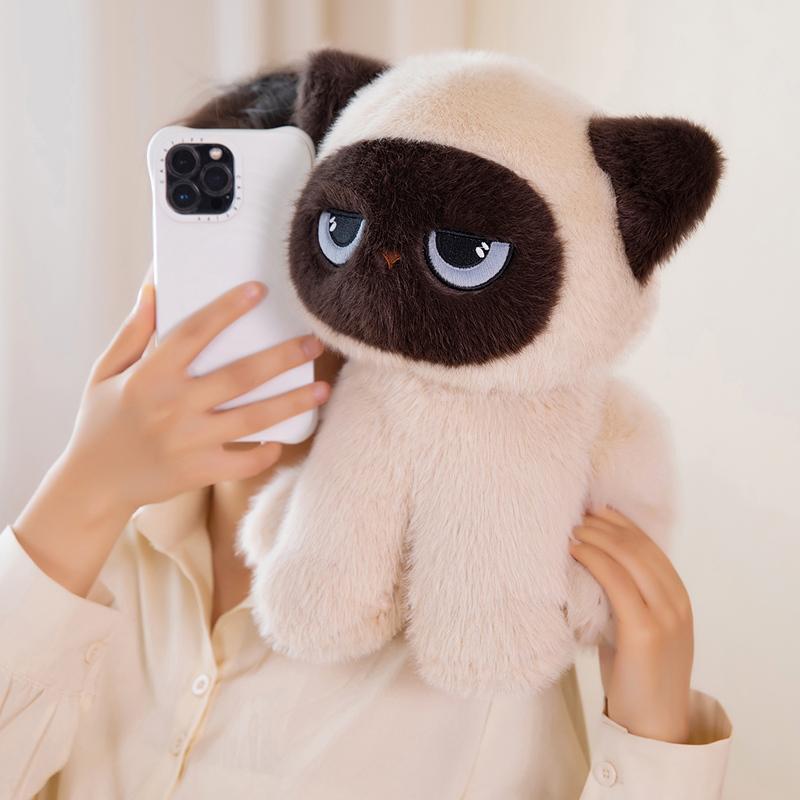 32-60cm Kawaii Black Cat Plush Toy Soft Stuffed Animal Cat Pillow Cushion Birthday Gift For Kids Girls Home Decor