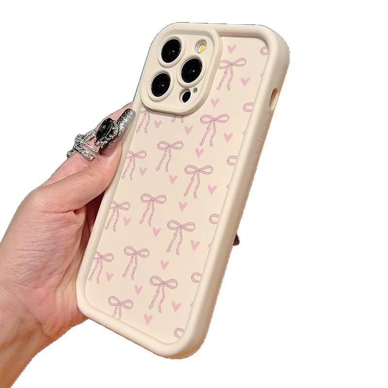 Bowknot Apple iPhone Case for 17Promax/16/15/14/13 - Japanese Korean Ins Style