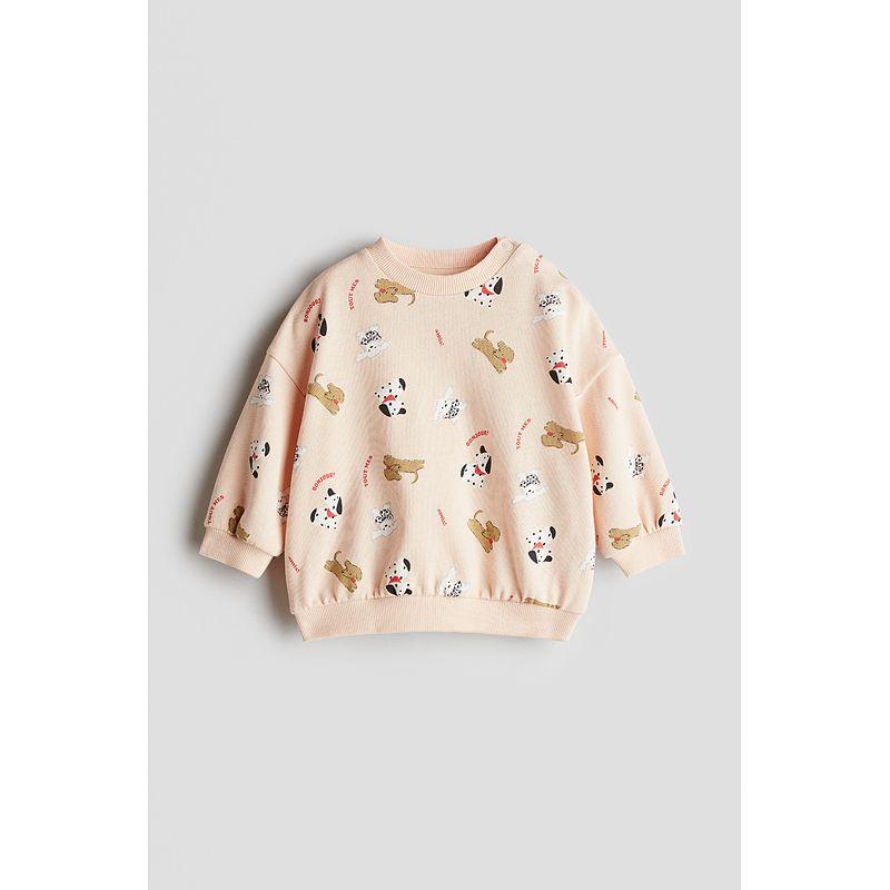 

HM Детская одежда Малыш Мальчик Малышка Толстовка 2025 Лето Новинка Милый Мультяшный Принт Хлопковая Толстовка 1268661