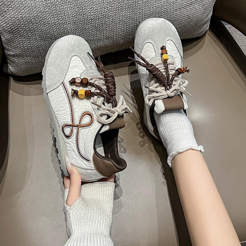 Dexun shoes women's autumn new casual sports board shoes running big head fitness mango head big head Forrest Gump shoes