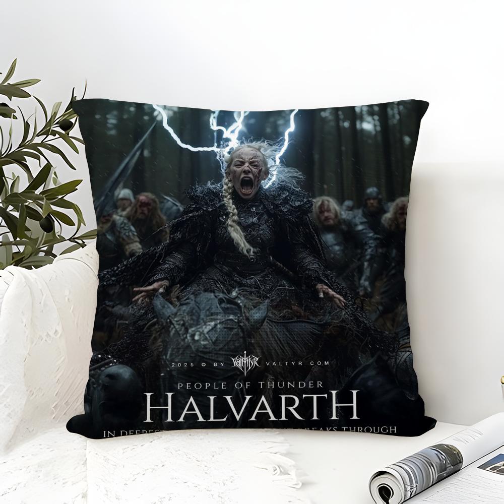 L-Legend Of The Dark Elf H-Halvarth The Nordic People Of Thunder Linen Pillow Case Sofa Home Decor Cushion Cover Cushion Cove