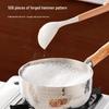 Hefeng Series 18cm Uncoated 304 Stainless Steel Yukihira Pot