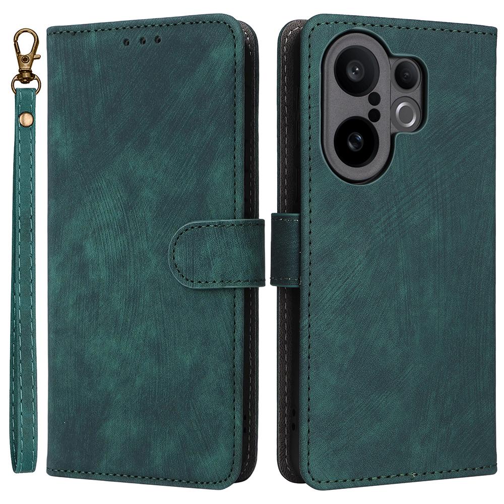 For vivo X200 FE 5G/S30 Pro mini 5G Case Wallet RFID Blocking PU Leather Phone Cover Stand with Strap