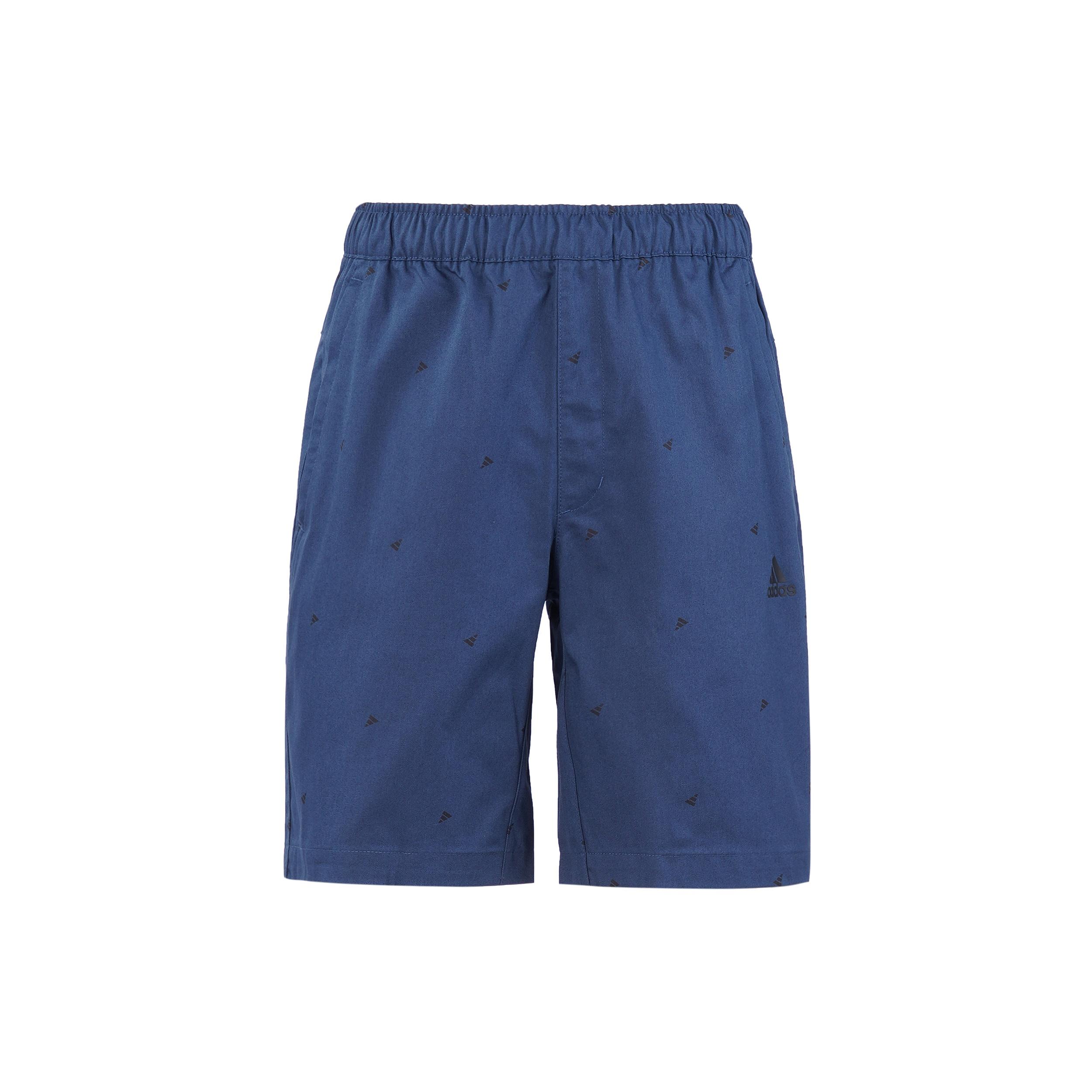 adidas Fi Short Aop Logo Printing Athleisure Casual Sports Shorts Navy Blue Men s GP0946 XXL