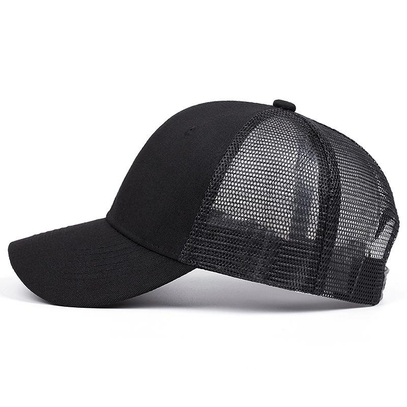 Gorras de Béisbol de Malla con Bordado Cruzado Unisex Gorra Hip Hop Primavera Verano Exterior Ajustable Sombreros Casuales Sombrero Protector Solar