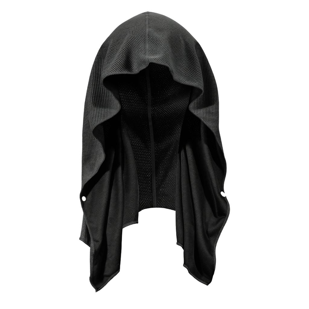 U-Shaped Cooling Hooded Towel Lightweight Quick-Dry Fabric Breathable Design for Outdoor Sports and Travel Use