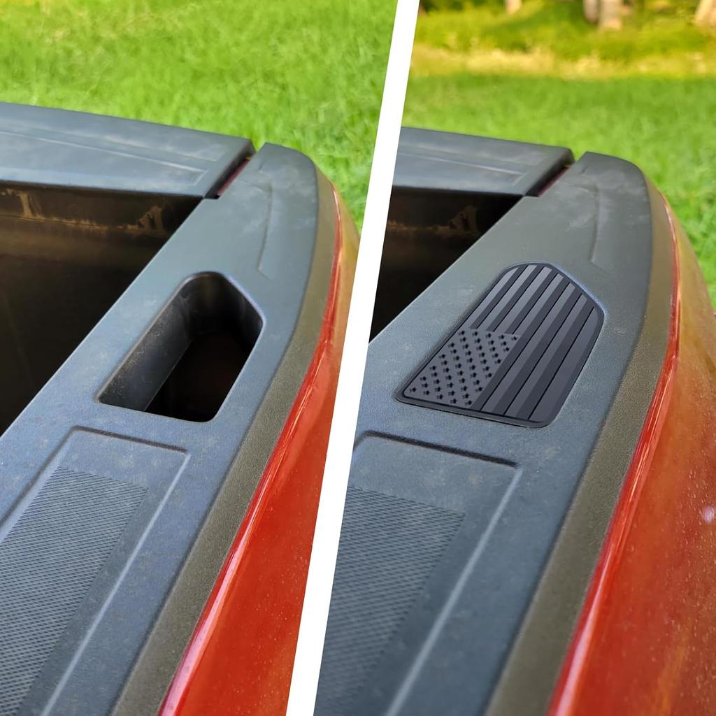 Bed Rail Stake Pocket Covers for GMC Chevy Silverado Sierra 1500 -2024 2025, GMC Sierra 2500 3500HD -2024 2025, Truck Caps Rear Holes Plugs Covers