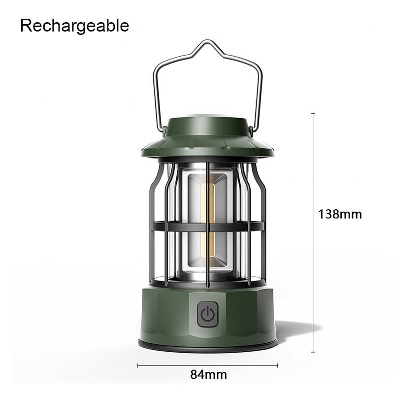 Lightweight To Carry Outdoor Activity Camping Light Rechargeable Led Table Lamp 1200mAh Tent Handheld Horse Classic Style Lantern Lighting Led Cam