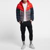 Nike Nsw Windrunner Down Fill Hooded Jacket Men Outerwear Red Blue Gray 928834-634