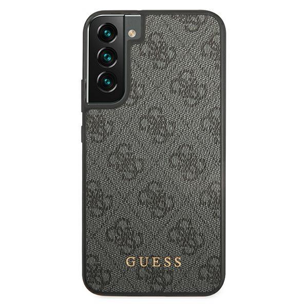 Guess Guhcs22Sg4Gfgr S22 S901Szary/Grey Hard Case 4G Metal Gold Logo