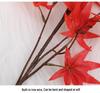 Artificial Red Maple Leaf Branch for Decoration and Landscaping