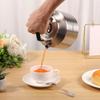 Camping Kettle with Anti Scald Handle Stainless Steel Portable Camp Tea Coffee Pot for Travel Outdoor Activity Outdoor Tea Pot
