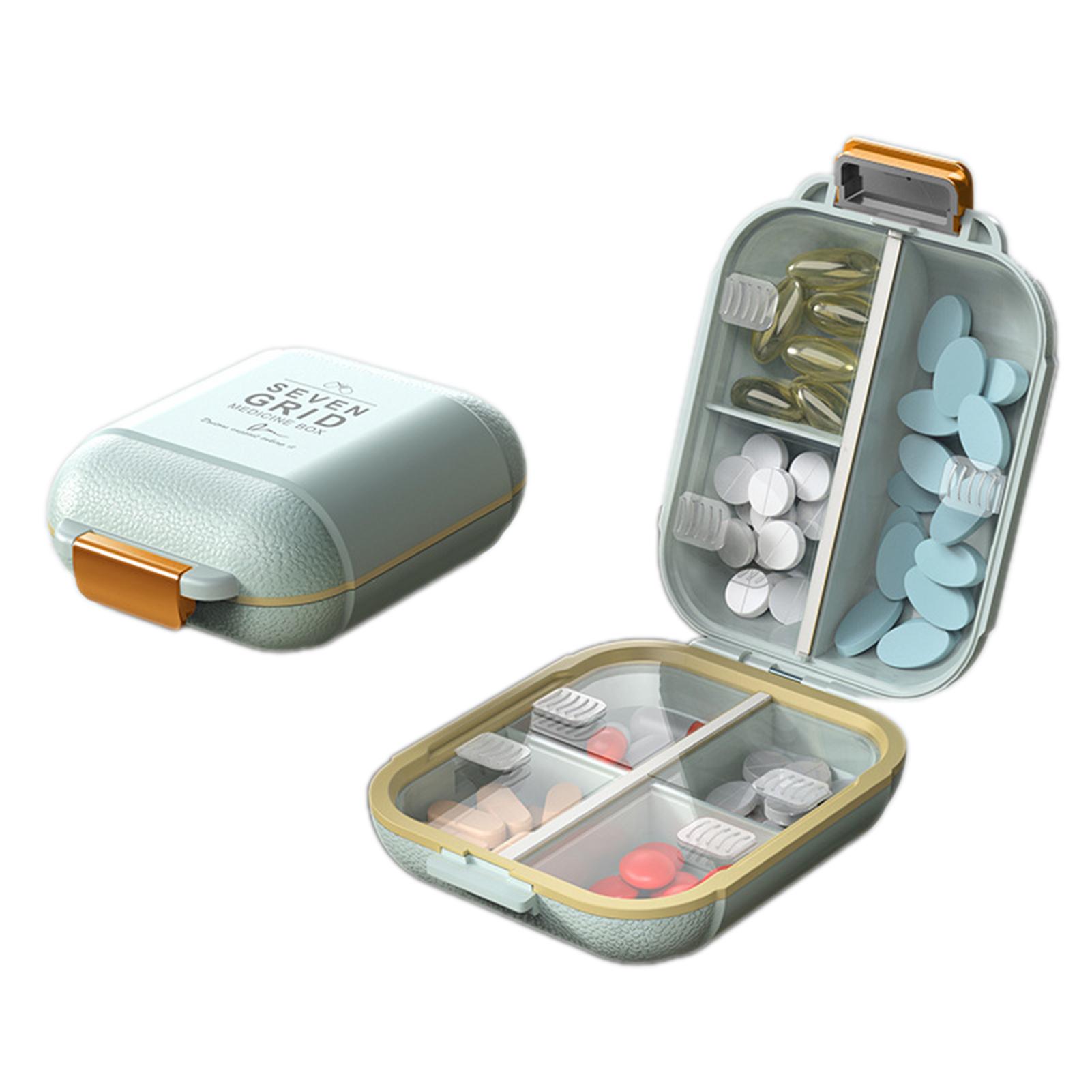 

Daily Pillbox For 7 Days BPA Free Travel 7 Day Pillbox Case For Small Items Small size