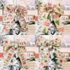 Decorative Christmas Whimsical Bows In Bright Fabrics For Joyful Decor Seasonal