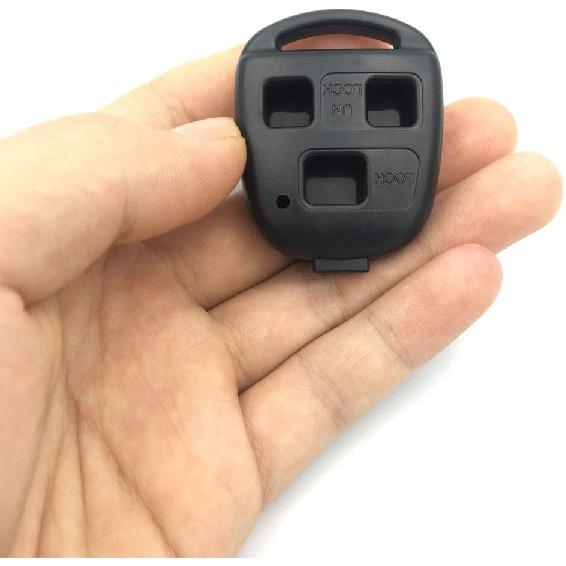 Replacement Keyless Entry Remote Control Key Case Fit for Lexus ES GS GX is LS LX RX SC Key Fob Cover Case Without Blade (1 PCS)