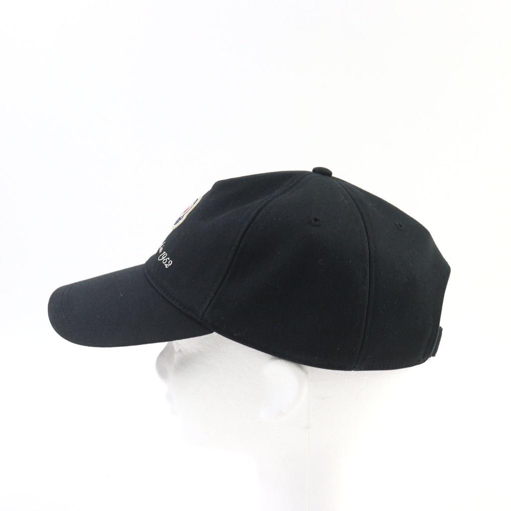 Pristine MONCLER cap BASEBALL Adjuster Black series cotton J10913B00002 0U162 Used