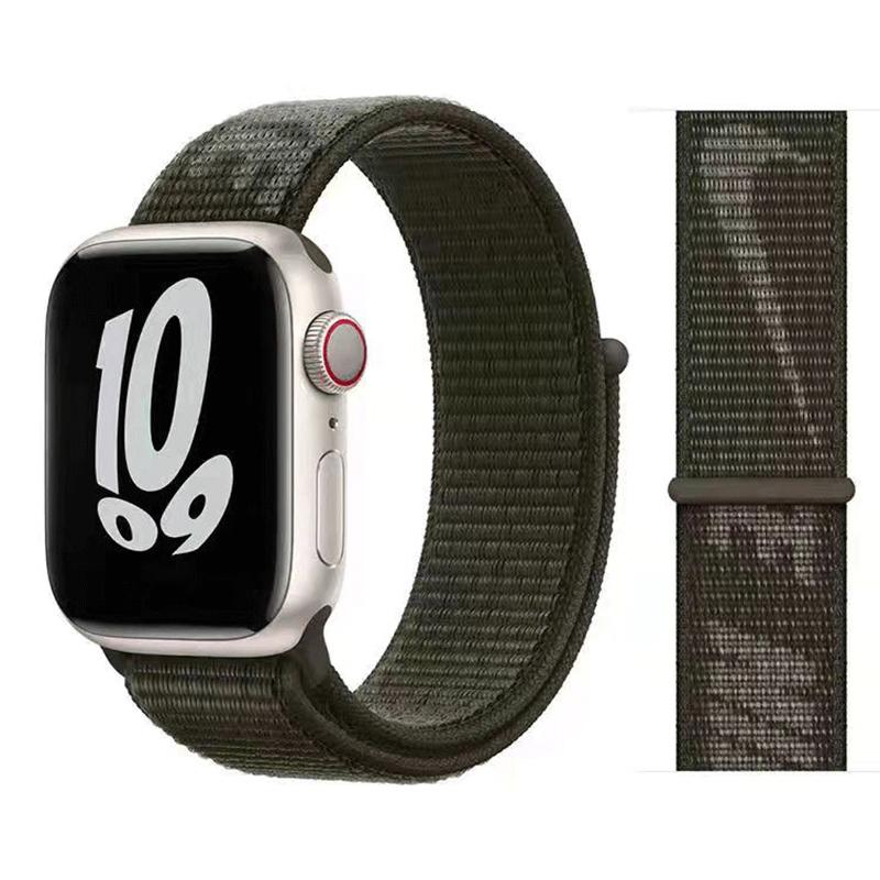 Apyrankė Laikrodžio dirželis Apple Laikrodžiui Apyrankė 44mm 38mm 42mm 40mm Nailono kilpa Apple Laikrodžiui Apyrankė 45mm 41mm Correa skirta iWatch 3 4 5 SE 6 7 Band