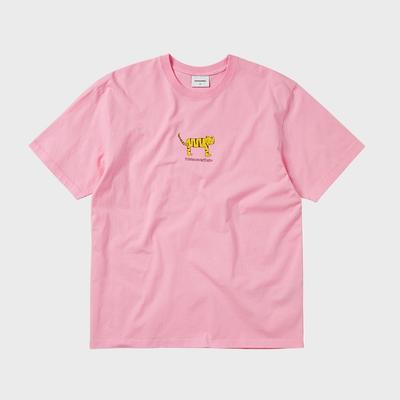 Thisisneverthat Yellow Cat Tee Pink