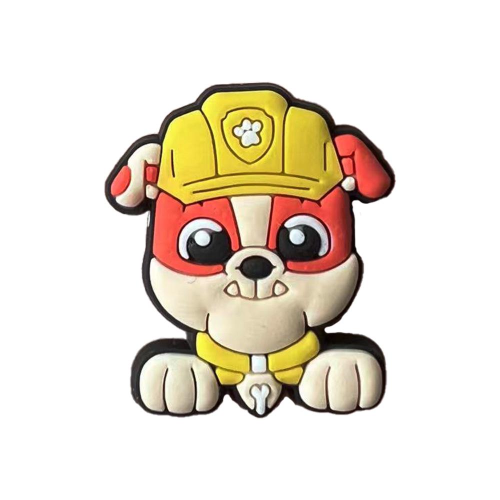 PAW Patrol Flower Clog Shoe Charms: Soft Rubber DIY Accessories