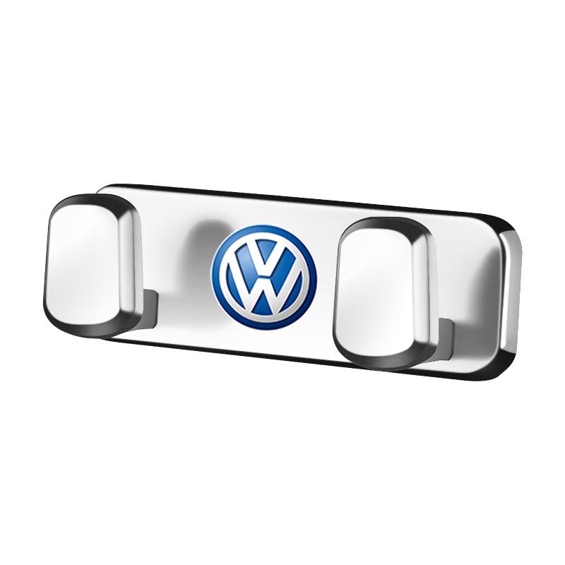 2026 Heiß Für Volkswagen VW 1 Stück Auto Metall Aufbewahrungshaken Organizer Innenraum Für VW GTI Polo Golf Passat Tiguan Arteon Touareg CC T