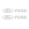 AAAMI1 Metal emblem Auto Decor Decals Reflective Car Window Wiper Stickers For Ford Fiesta Fusion Mondeo Mustang Ranger Car Accessories