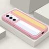 Floral Stripe Pattern Case For Samsung A57 A37 A27 A17 S26 Ultra S25 FE A56 A36 A16 A55 A35 A15 A54 5G S21 S22 S23 S24 Plus Shockproof Bumper Cover